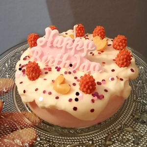 Κερί birthday cake - αρωματικά κεριά, δώρα γενεθλίων, φθηνά - 4