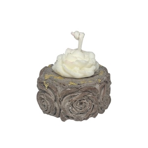 Αρωματικό κερί σόγιας καφέ cream τριαντάφυλλα - γάμου, αρωματικό, κεριά, vegan κεριά