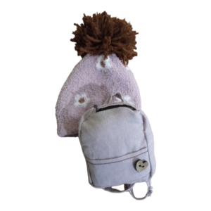 Πλεκτή χειμωνιάτικη κούκλα με αποσπώμενα ρούχα - κορίτσι, λούτρινα, amigurumi, πλεχτή κούκλα - 3