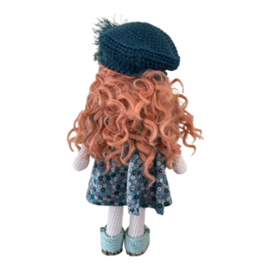 Πλεκτή ανοιξιάτικη κούκλα με αποσπώμενα ρούχα - κορίτσι, λούτρινα, amigurumi, πλεχτή κούκλα - 2
