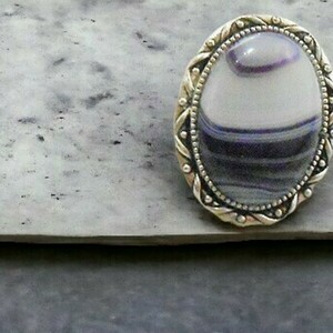 Αυξομειούμενο δαχτυλίδι με ημιπολύτιμη πέτρα Adjustable cabochon Adjustable cabochon ring Semi precious stone - ημιπολύτιμες πέτρες, ατσάλι, boho, μεγάλα, αυξομειούμενα