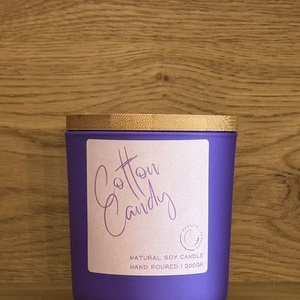 Cotton Candy…Δοχείο με αρωματικό φυτικό κερί σόγιας. 200 gr - αρωματικά κεριά, vegan friendly, soy candles - 3