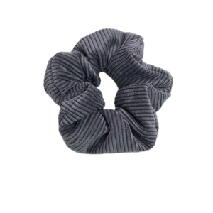 makeba winter blue corduroy scrunchie - ύφασμα, λαστιχάκια μαλλιών, μεγάλα scrunchies