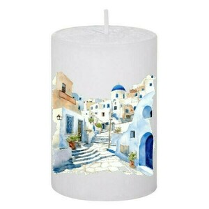 Κερί Καλοκαιρινό Greece 105, 5x7.5cm - αρωματικά κεριά