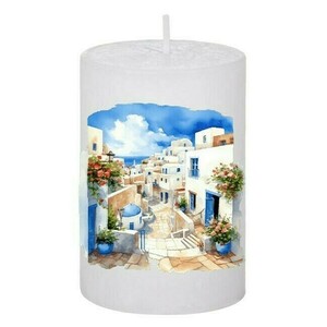 Κερί Καλοκαιρινό Greece 113, 5x7.5cm - αρωματικά κεριά