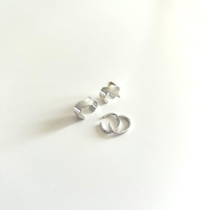Triange earcuffs | Ασήμι 925 χειροποίητα σκουλαρίκια ear cuffs - ασήμι 925, δάκρυ, μικρά, φθηνά