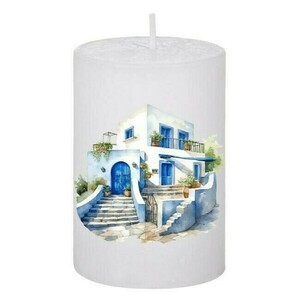 Κερί Καλοκαιρινό Greece 120, 5x7.5cm - αρωματικά κεριά