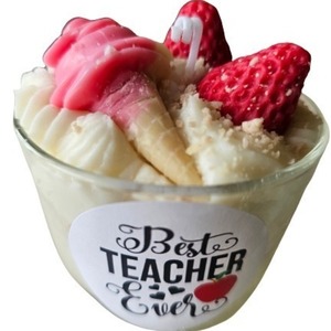 Δώρο για δασκάλα κερι γλυκό παγωτό με άρωμα καρπούζι - αρωματικά κεριά