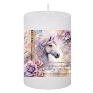 Κερί Vintage Horses 25, 5x7.5cm - αρωματικά κεριά