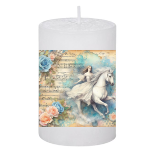 Κερί Vintage Horses 28, 5x7.5cm - αρωματικά κεριά