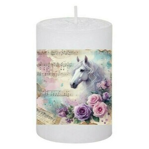 Κερί Romantic Vintage Horses 29, 5x7.5cm - αρωματικά κεριά