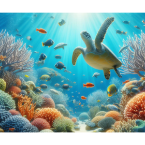 Εκτυπώσιμη Αφίσα Φωτογραφία ''Η ζωή στο βυθό'' Μια υποβρύχια λήψη κοραλλιογενούς υφάλου - αφίσες