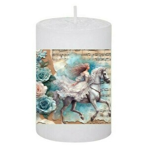 Κερί Vintage Horses 30, 5x7.5cm - αρωματικά κεριά