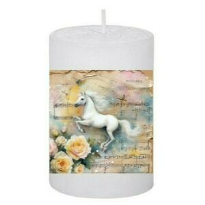 Κερί Romantic Vintage Horses 32, 5x7.5cm - αρωματικά κεριά