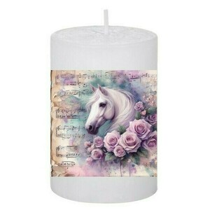 Κερί Romantic Vintage Horses 38, 5x7.5cm - αρωματικά κεριά