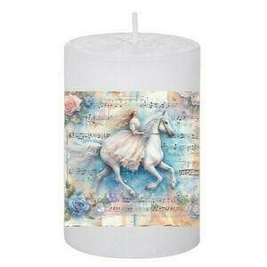 Κερί Romantic Vintage Horses 39, 5x7.5cm - αρωματικά κεριά