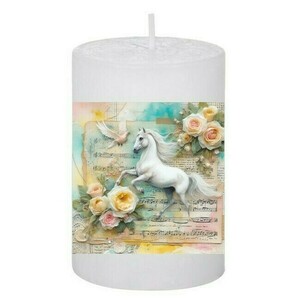 Κερί Vintage Horses 41, 5x7.5cm - αρωματικά κεριά