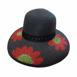 Ψάθινο καπέλο - Daisy Bloom 2 - χειροποίητα, ψάθινα, δωρο για επέτειο