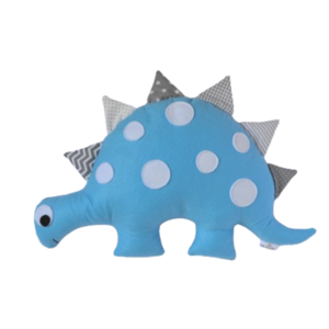 Παιδικό Διακοσμητικό Μαξιλάρι δεινόσαυρος μπλε Μ49xΥ32εκ. - αγόρι, ζωάκια