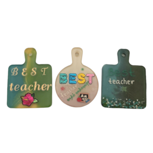 Σουβέρ "Best Teacher" - Ρητίνη - ρητίνη, σουβέρ, πιατάκια & δίσκοι