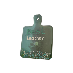 Σουβέρ "Best Teacher" - Ρητίνη - ρητίνη, σουβέρ, πιατάκια & δίσκοι - 4
