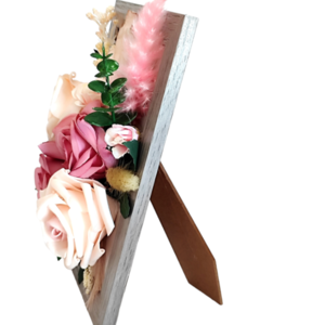 Μπουκέτο λουλουδιών σε κορνίζα διάστασης (22x16) - αξεσουάρ γραφείου - 3
