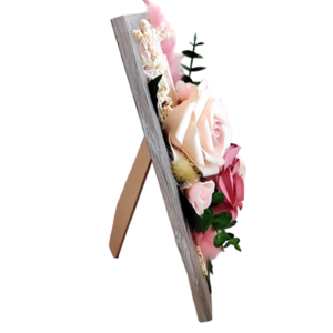 Μπουκέτο λουλουδιών σε κορνίζα διάστασης (22x16) - αξεσουάρ γραφείου - 4