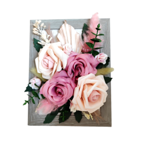 Μπουκέτο λουλουδιών σε κορνίζα διάστασης (22x16) - αξεσουάρ γραφείου - 5