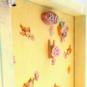 Ξύλινο διακοσμητικό αναμνηστικό καδράκι για φωτογραφία 19x19x3 - πίνακες & κάδρα, κορίτσι, αγόρι - 5