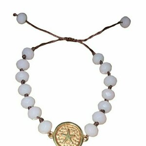 Macrame Sumner bracelet with beads - κορδόνια, χάντρες, χεριού, αυξομειούμενα