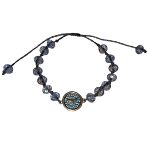 Macrame Sumner bracelet with beads - κορδόνια, χάντρες, χεριού, αυξομειούμενα - 2