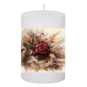 Κερί Vintage Roses72, 5x7.5cm - αρωματικά κεριά
