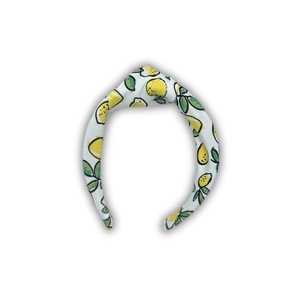 Lemonade knot hairband - ύφασμα, για τα μαλλιά, στέκες