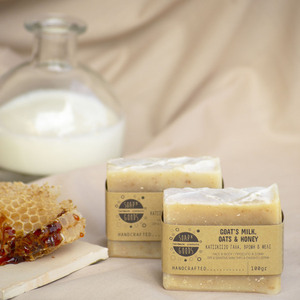 Σαπούνι για Ευαίσθητες Επιδερμίδες Κατσικίσιο γάλα, Μέλι & Βρώμη 100gr - προσώπου, σώματος