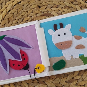 Το μικρό πουλάκι - Quiet book 15x15 cm - personalised, 1-2 ετών - 4
