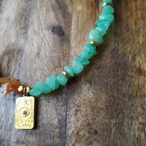 Elaia Summer necklace - ημιπολύτιμες πέτρες, κοντά, ατσάλι - 3