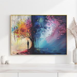 Artistic Tree - πίνακες & κάδρα, αφίσες, DIY, πίνακες ζωγραφικής, σχέδια ζωγραφικής - 3