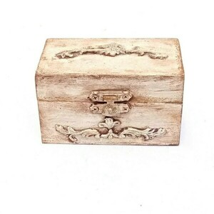 Ξύλινο κουτάκι μπεζ "Will you marry me" 5x9x6 - ξύλο, κουτί, οργάνωση & αποθήκευση