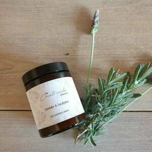 Lavender & Eucalyptus Soy Candle Λεβαντα & Ευκαλυπτος Φυτικο Κερι 150g - αρωματικά κεριά, soy candle, soy wax - 2