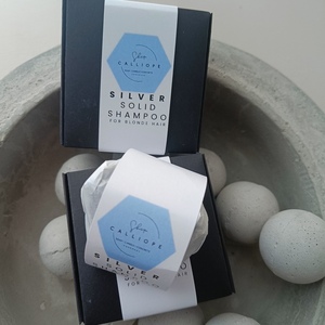 Silver Στερεό σαμπουάν για ξανθά μαλλιά solid shampoo 67g - 2