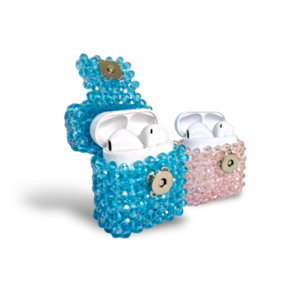 Κρυστάλλινη θήκη ακουστικών για AirPods 2 (ή τύπου) - χειροποίητα, θήκες