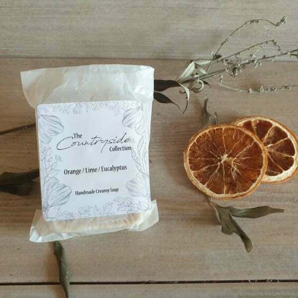Orange Lime & Eucalyptus Soap Πορτοκαλι Μοσχολεμονο & Ευκαλυπτος Σαπουνι για ξηρα χερια 1 100g - χεριού, πρακτικό δωρο - 2