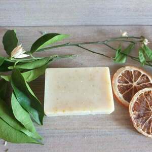 Pink Grapefruit Orange & Lime Soap Ροζ Γκρειπφρουτ Πορτοκαλι & Μοσχολεμονο Σαπουνι για ξηρα χερια 100g - 3