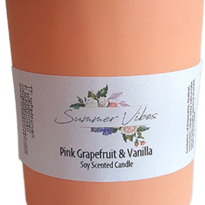 Ροζ Γκρέιπφρουτ & Βανίλια 170g Pink Grapefruit & Vanilla - αρωματικά κεριά, κεριά