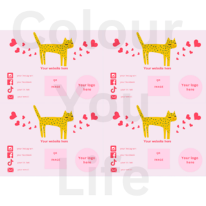 Thank you card "Happy cat" (ευχαριστήρια κάρτα με γάτα) Α6! - γάτα, DIY, κάρτες - 3