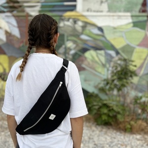 Banana crossbody bag - ύφασμα, χιαστί, all day - 2