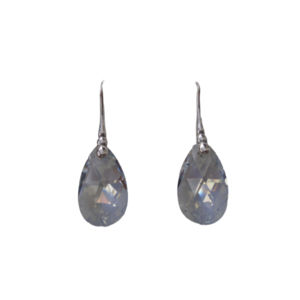 Σκουλαρίκια Swarovski Pear shaped-Crystal blue shade - ασήμι 925, swarovski, δάκρυ, μεγάλα, γάντζος