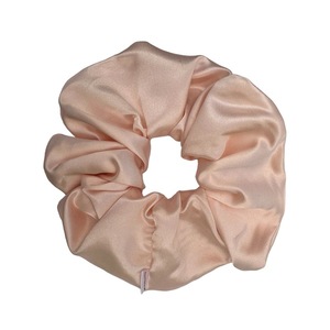XXL σατέν scrunchie Σομόν - ύφασμα, σατέν, λαστιχάκια μαλλιών, satin scrunchie