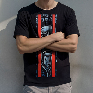 BEHIND RED BARS - t-shirt, unisex gifts, 100% βαμβακερό - 3