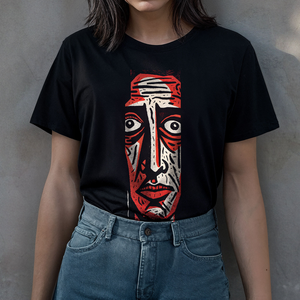 BIG EYES MAN - t-shirt, unisex gifts, 100% βαμβακερό - 2